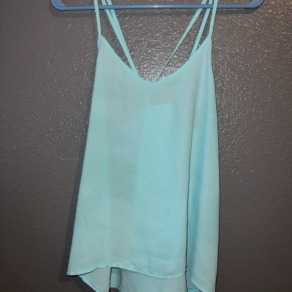 Vibrant Teal Crop Camisole (Medium)